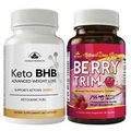 Ultra Fast Pure Keto BHB Red Raspberry Weight Loss Block Carb Fat Pills Combo Pk