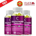 3PCS Glutathione Capsules 500MG Anti-Aging Anti Wrinkles Skin Whitening Supply