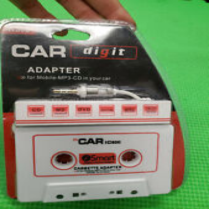 Car Digit W800 Car Audio Cassette Adapter for mobile mp3 cd in your car