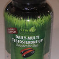 Irwin Naturals Mens DAILY-MULTI TESTOSTERONE UP BOOSTER 60 Soft Gels Exp. 03/24