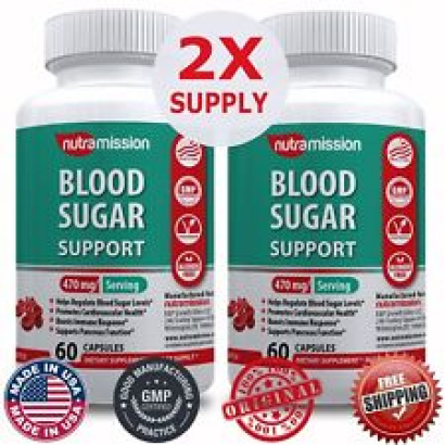 2x Blood Sugar Support w/ Gymnema Alpha Lipoic Acid Balance Sugar Glucose Levels