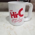 Vintage White Plastic Enjoy Hi-C Cup Coffee Tea Drinks #88 Lynn Swan NFL NOS