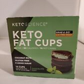 KETO SCIENCE KETO FAT CUPS 14 CHOCOLATE MINT CUPS 02/09/2023