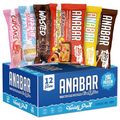 Anabar Protein Bar, The Protein-Packed Candy Bar, World's Best Tasting Protein Bar, No Sugar Alcohols, Real Food, Amazingly Delicious, 20 Grams of Protein (12 Bars, Variety Pack)