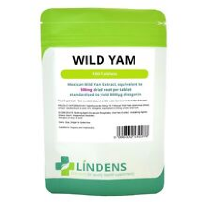 Lindens Mexican Wild Yam Extract 500mg 3-PACK 300 tablets Diosgenin