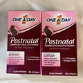 2PK One A Day Postnatal complete Multivitamin 60 Softgels each EXP 5/24