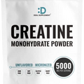 Creatine Monohydrate Powder 300 Grams (60 Servings), Unflavored | Pure | Micronized Creatine Powder, 5000mg(5g) Per Serving, 2 Month Supply, Vegan | Keto, Non-GMO, No Filler, No Additives