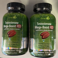 2-Irwin Naturals, Testerone MEGA BOOST RED, 56 Liquid Soft-Gels Exp. 3/24