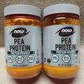 (2) NOW Sports ~ Pea Protein ~ Unflavored Protein Powder ~ 12oz (340g) Non-GMO