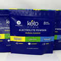 4 PACK Keto Vitals Electrolyte Powder 120 sticks/ Total Assorted Flavors 09/24