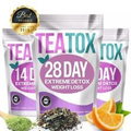 100% Pure Natural Fat Burning Weight Loss Tea 28 Days Colon Cleanse Detox Tea