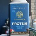Sunwarrior Warrior Blend Plant Based Raw Vegan Protein Powder -Chocolate Flavor
