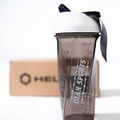Shaker Cup, Helimix Smoke Gray With White Lid , 28 oz - NEW IN BOX