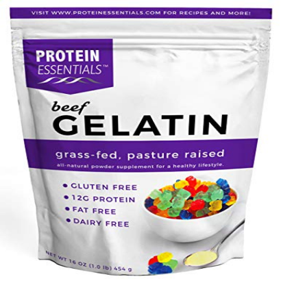 Protein Essentials, Beef Gelatin: Pasture-Raised, Grass Fed (16oz)