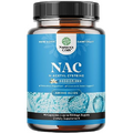 Natures Craft NAC Supplement N-Acetyl Cysteine 600mg- High Absorption NAC 600 mg Capsules Glutathione Precursor for Liver Cleanse Detox Kidney Support Lung Health Immunity and Brain Supplement