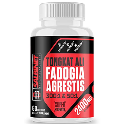 2400mg Fadogia Agrestis Tongkat Ali Supplements - Third Party Tested - 1400mg Fadogia Agrestis & 1000mg Tongkat Ali, Maximum Strength, Muscle Mass & Athletic Performance
